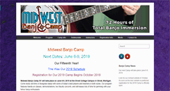 Desktop Screenshot of midwestbanjocamp.com