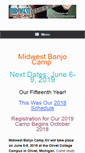 Mobile Screenshot of midwestbanjocamp.com