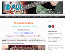 Tablet Screenshot of midwestbanjocamp.com